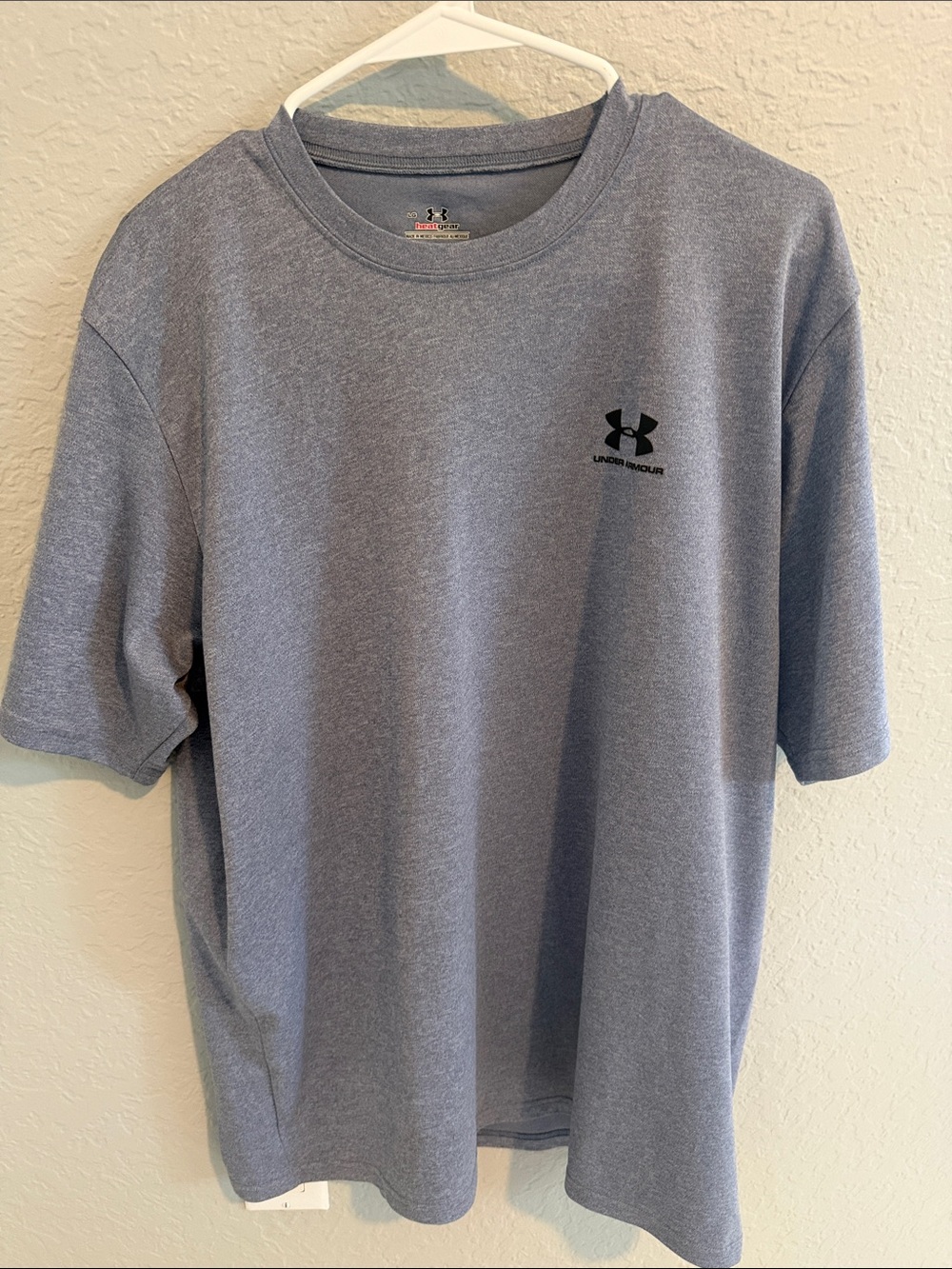 Under Armour Gray Heather Short Sleeve Crew Tee